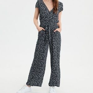 American Eagle wrap front jumpsuit